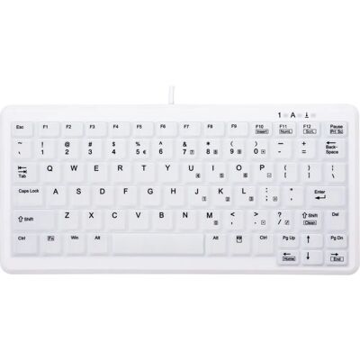 CHERRY AK-C4110F-U1-W/US Weiße hygienische USB-Tastatur CHERRY AK-C4110F-U1-W/US Weiße hygienische USB-Tastatur