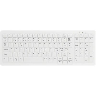 Cherry AK-C7000 Trådløst medicinsk QWERTY-tastatur - Tastatur Cherry AK-C7000 Trådløst medicinsk QWERTY-tastatur - Tastatur