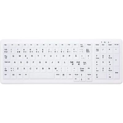 Cherry AK-C7000 Trådløs RF + USB Tastatur - Medicinsk Cherry AK-C7000 Trådløs RF + USB Tastatur - Medicinsk