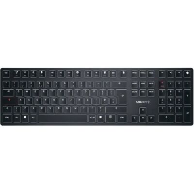 Cherry MX Ultra Low Profile Wireless Mechanical Keyboard - UK English - Black Cherry MX Ultra Low Profile Wireless Mechanical Keyboard - UK English - Black