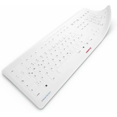 Cubierta de teclado Cherry 61510017 - Protege contra suciedad, gérmenes, virus Cubierta de teclado Cherry 61510017 - Protege contra suciedad, gérmenes, virus