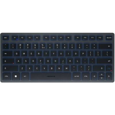 Cherry KW 7100 Mini BT Tastatur - Wireless, US Intl, Blau Cherry KW 7100 Mini BT Tastatur - Wireless, US Intl, Blau