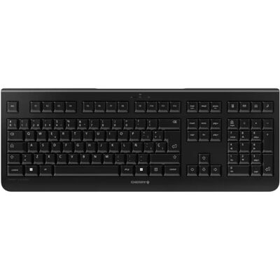 Clavier Sans Fil Cherry KW 3000 - Noir - Qwerty - Type: Clavier - Publicité Clavier Sans Fil Cherry KW 3000 - Noir - Qwerty - Type: Clavier - Publicité