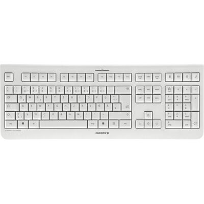 CHERRY KW 3000 Draadloze Toetsenbord - Full-size, wit, DE CHERRY KW 3000 Draadloze Toetsenbord - Full-size, wit, DE