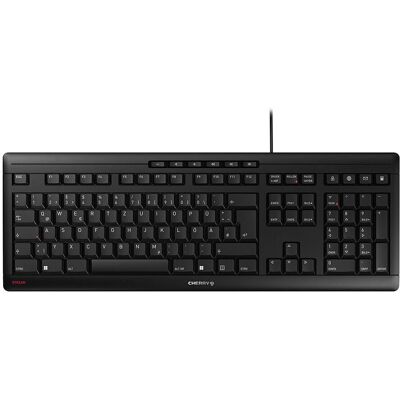 CHERRY STREAM Tastatur - Schwarz, Grau - Home/Office USB QWERTY CHERRY STREAM Tastatur - Schwarz, Grau - Home/Office USB QWERTY