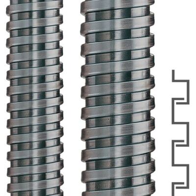 Flexa Stahl-Elektroleitung - 10m, IP40, VDE geprüft Flexa Stahl-Elektroleitung - 10m, IP40, VDE geprüft