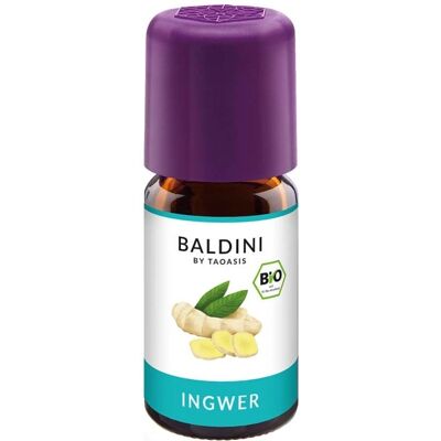 Baldini Ingwer Ätherisches Öl - Bio, Rein, 5ml Baldini Ingwer Ätherisches Öl - Bio, Rein, 5ml