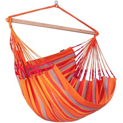Hamac Orange LA SIESTA Domingo - Supporte 160kg - Imperméable & Durable - Publicité Hamac Orange LA SIESTA Domingo - Supporte 160kg - Imperméable & Durable - Publicité
