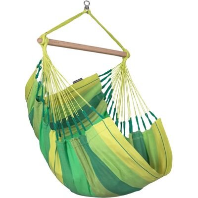 Zielony wiszący fotel z bio-bawełny La Siesta - Habana Jungle - Typ produktu Zielony wiszący fotel z bio-bawełny La Siesta - Habana Jungle - Typ produktu
