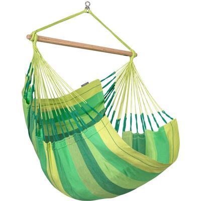 Silla colgante Habana Jungle de algodón orgánico GOTS - Silla hamaca Silla colgante Habana Jungle de algodón orgánico GOTS - Silla hamaca