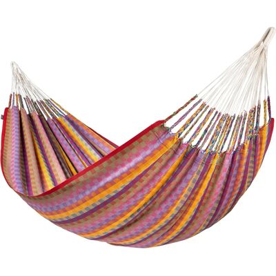 Hamaca de algodón orgánico La Siesta - Floral tamaño king - Hamaca Hamaca de algodón orgánico La Siesta - Floral tamaño king - Hamaca
