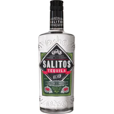 Salitos Tequila Silver - 8 Jaar Gerijpt, Blue Weber Agave, Authentiek Mexico Salitos Tequila Silver - 8 Jaar Gerijpt, Blue Weber Agave, Authentiek Mexico