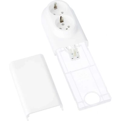 Pollmann Modell 3651010 Fußbodensteckdose - 2-fach Schuko Weiß Pollmann Modell 3651010 Fußbodensteckdose - 2-fach Schuko Weiß