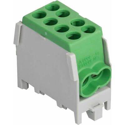 Pollmann Grüne 1p Klemme - Berührungssicher DIN-Schiene - HLAK25-1/2M2 Pollmann Grüne 1p Klemme - Berührungssicher DIN-Schiene - HLAK25-1/2M2