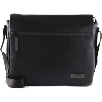 Jost Stockholm Umhängetasche Leder - 38cm Laptop - Schwarz Jost Stockholm Umhängetasche Leder - 38cm Laptop - Schwarz