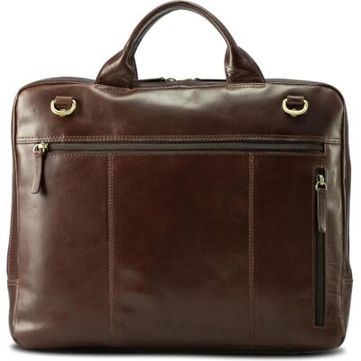 Jost Skagen - Aktentasche Leder 38 cm - Braun - Briefcase Jost Skagen - Aktentasche Leder 38 cm - Braun - Briefcase