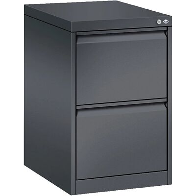 C+P ACURADO Aktenschrank - 2 Schubladen - Schwarz-Grau - Büroaufbewahrung C+P ACURADO Aktenschrank - 2 Schubladen - Schwarz-Grau - Büroaufbewahrung