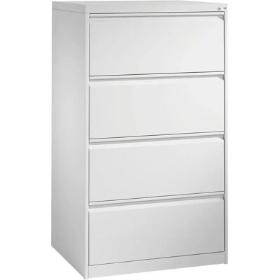 C+P Acurado Aktenschrank - 4 Schubladen, Hellgrau C+P Acurado Aktenschrank - 4 Schubladen, Hellgrau