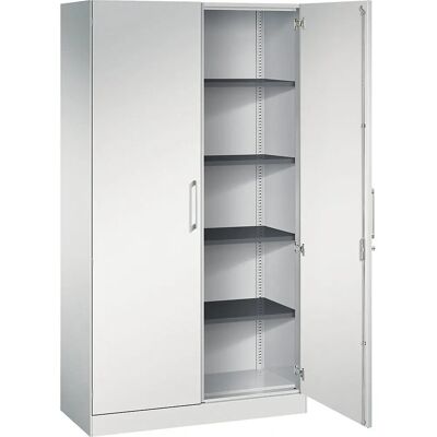 C+P Stauraum Schrank - 4 Regale - Hellgrau C+P Stauraum Schrank - 4 Regale - Hellgrau