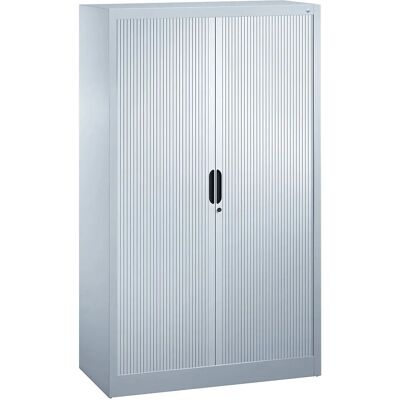 C+P Lichtgraue Stauraum-Schrank - Verstellbare Regale, Abschließbar C+P Lichtgraue Stauraum-Schrank - Verstellbare Regale, Abschließbar
