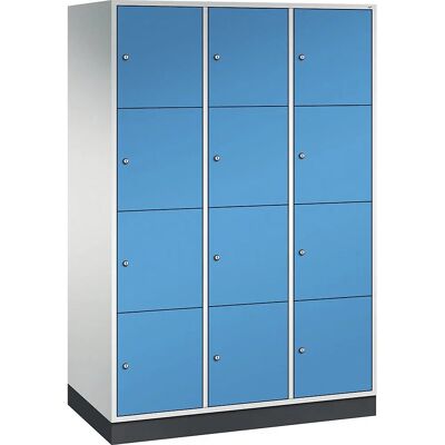 Armoire en acier C+P avec compartiments verrouillables - 12 sections - Publicité Armoire en acier C+P avec compartiments verrouillables - 12 sections - Publicité