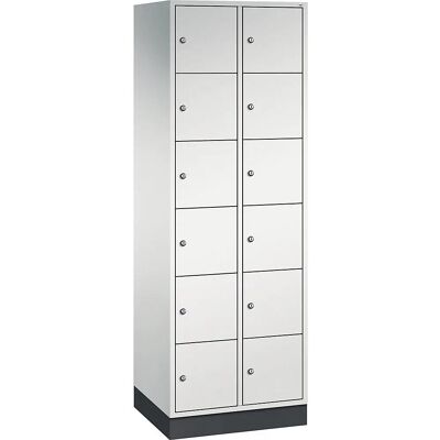 Armoire en acier avec compartiments verrouillables - Série: INTRO - Publicité Armoire en acier avec compartiments verrouillables - Série: INTRO - Publicité