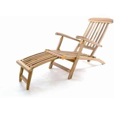 Divero - Florentine - teak - természetes - napozóágy Divero - Florentine - teak - természetes - napozóágy