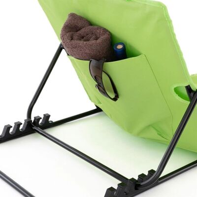 Garthen - Nastaviteľná plážová podložka - Zöld - Beach Lounger Garthen - Nastaviteľná plážová podložka - Zöld - Beach Lounger