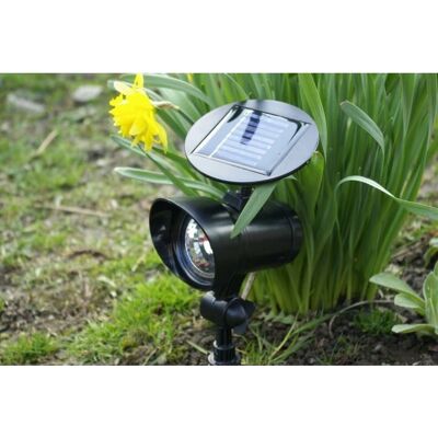 Zestaw reflektorów LED solarnych Garthen - 3 światła do ogrodu i na ścieżki Zestaw reflektorów LED solarnych Garthen - 3 światła do ogrodu i na ścieżki