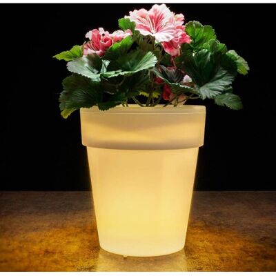 Garthen - Solárny ozdobný kvetináč - 3 LED warm white - 19 x 17 cm - Solar decorative planter Garthen - Solárny ozdobný kvetináč - 3 LED warm white - 19 x 17 cm - Solar decorative planter