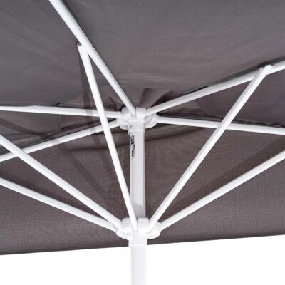 Parasole balkonowe półokrągłe Garthen - Odporne na wiatr, 265x138x230cm Parasole balkonowe półokrągłe Garthen - Odporne na wiatr, 265x138x230cm