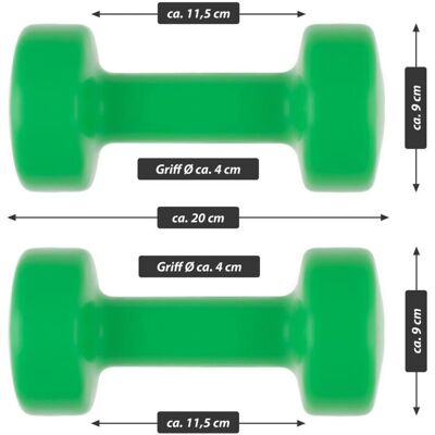 MAXXIVA 2x4kg Vinyl súlyzók - Edzőfelszerelés MAXXIVA 2x4kg Vinyl súlyzók - Edzőfelszerelés