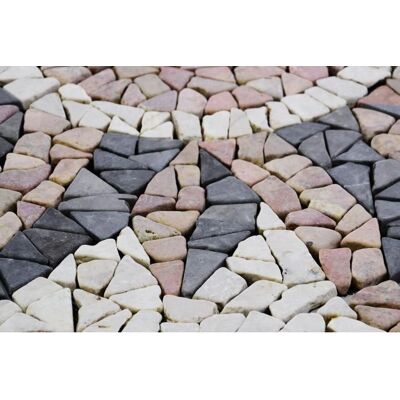Divero Márvány Nap Mosaik - 120x120cm Belső/ kültéri Divero Márvány Nap Mosaik - 120x120cm Belső/ kültéri