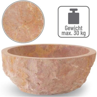 Divero Savona - 35-40 cm - természetes kő - Mosdó Divero Savona - 35-40 cm - természetes kő - Mosdó