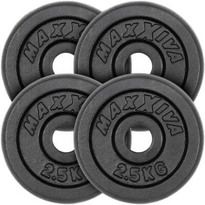 Maxxiva Öntöttvas 4 Súly Szett - Súlyzók 10kg Maxxiva Öntöttvas 4 Súly Szett - Súlyzók 10kg