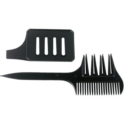 Professionele haarverzorgingsaccessoires - Kam voor highlights met steun Professionele haarverzorgingsaccessoires - Kam voor highlights met steun