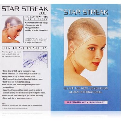 Efalock Star Streak Siliconen Hoed - Haarhoed Efalock Star Streak Siliconen Hoed - Haarhoed