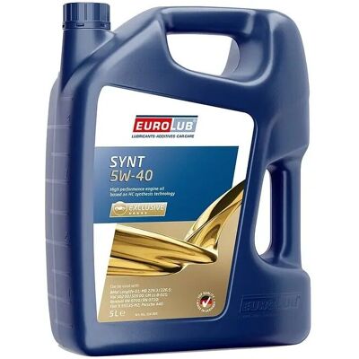 EUROLUB SYNT 5W-40 - huile moteur - Publicité EUROLUB SYNT 5W-40 - huile moteur - Publicité