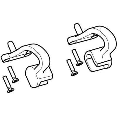 Geberit AquaClean Mera Satz Scharniere für WC-Deckel Geberit AquaClean Mera Satz Scharniere für WC-Deckel
