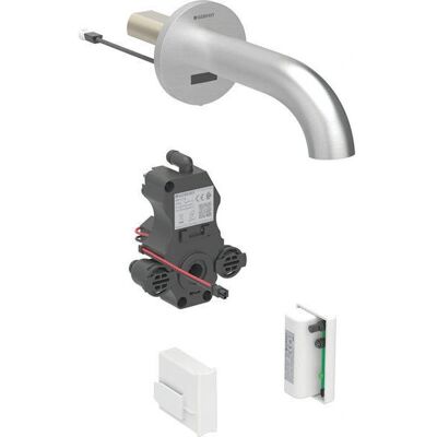 Geberit Piave Baterie de chiuvetă - Oțel inoxidabil/Periat - 220mm Proiecție Geberit Piave Baterie de chiuvetă - Oțel inoxidabil/Periat - 220mm Proiecție