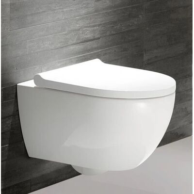Geberit Acanto Wand-WC-Set - Rimlos, 6/5/4L, Weiß Geberit Acanto Wand-WC-Set - Rimlos, 6/5/4L, Weiß