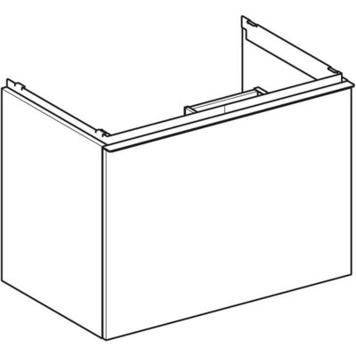 Dulap de Baie Geberit Acanto - Rezistent la Umiditate, Montat pe Perete, Sertar Interior Dulap de Baie Geberit Acanto - Rezistent la Umiditate, Montat pe Perete, Sertar Interior