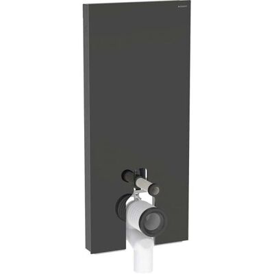 Geberit Monolith Plus Sanitärmodul - 114cm, Schwarz, Doppelschaltung Geberit Monolith Plus Sanitärmodul - 114cm, Schwarz, Doppelschaltung