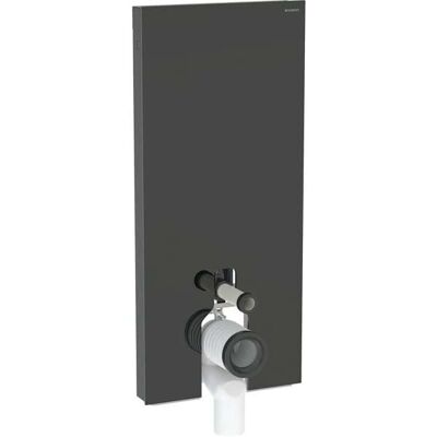Geberit Monolith WC Wandmontage - Toilette, 114cm, Schwarz & Silber Geberit Monolith WC Wandmontage - Toilette, 114cm, Schwarz & Silber