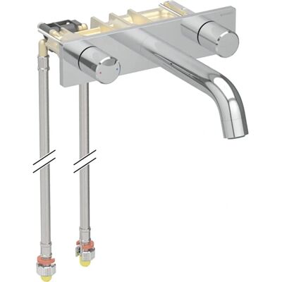 Geberit 116.460.21.1 Badarmatur - Wandmontage, Chrom, Zweigriff, Max 60°C Geberit 116.460.21.1 Badarmatur - Wandmontage, Chrom, Zweigriff, Max 60°C