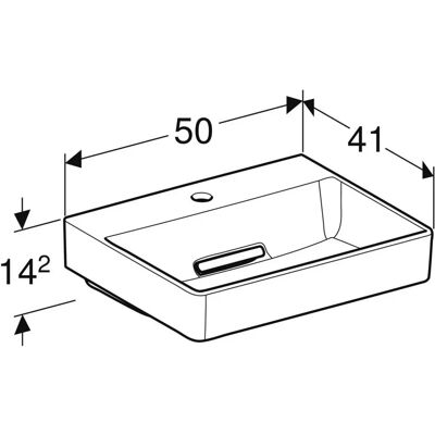 Geberit Wandwaschbecken - Modern Sanitärkeramik mit Horizontalem Abgang Geberit Wandwaschbecken - Modern Sanitärkeramik mit Horizontalem Abgang