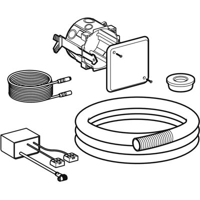 Geberit - Kit de descarga electrónica para WC - 115861006 Geberit - Kit de descarga electrónica para WC - 115861006