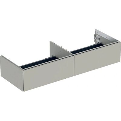 Geberit Vægmonteret skab med 2 skuffer - 133,2x26,6x47cm - Greige Geberit Vægmonteret skab med 2 skuffer - 133,2x26,6x47cm - Greige