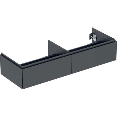 Geberit ONE Wandhängender Waschtischunterschrank - 2 Schubladen, 133.2x26.6x47cm Geberit ONE Wandhängender Waschtischunterschrank - 2 Schubladen, 133.2x26.6x47cm