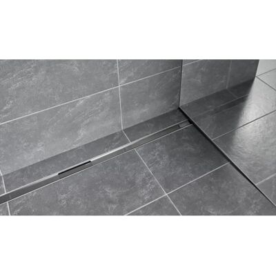 Canal de duș din oțel inoxidabil Geberit - Lățime 80mm, lungime 30-130cm - Design fără bariere Canal de duș din oțel inoxidabil Geberit - Lățime 80mm, lungime 30-130cm - Design fără bariere